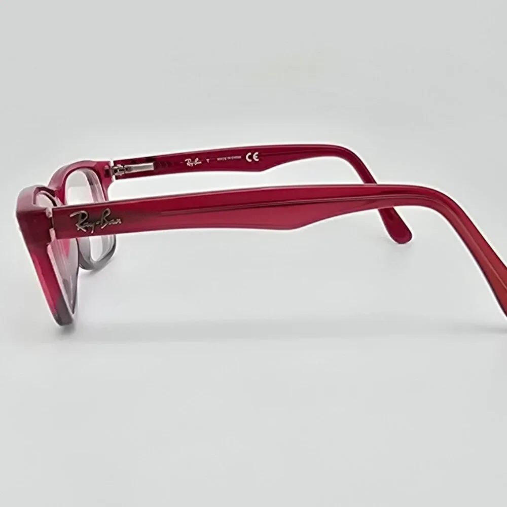 Ray-Ban RB1531 3648 Polished Fuxia on Grey Kids Eyeglasses Frame w/ Flexhinge